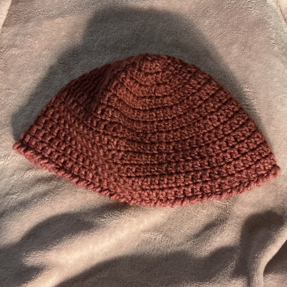 Cozy Burgundy Knit Beanie